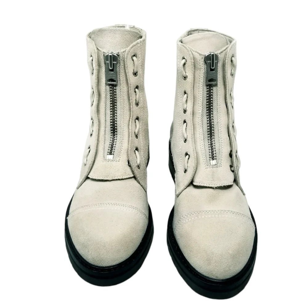All Saints Ariel Leather Combat Boot size 10 - Picture 4 of 11
